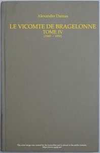 Le vicomte de Bragelonne, Tome IV. book cover