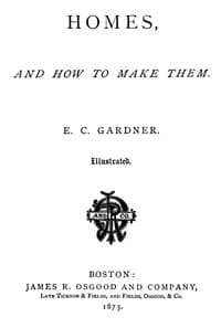 Homes and How to Make Them book cover
