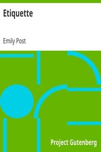 Etiquette book cover