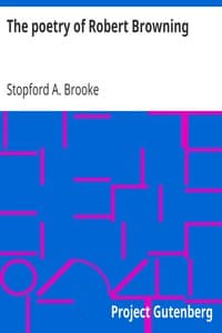 The poetry of Robert Browning