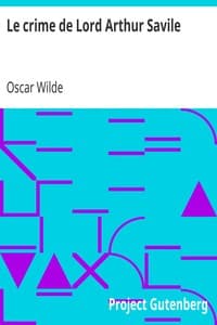Le crime de Lord Arthur Savile book cover
