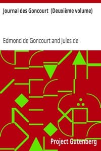 Journal des Goncourt  (Deuxième volume)
Mémoires de la vie littéraire