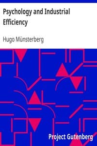 Psychology and Industrial Efficiency book cover