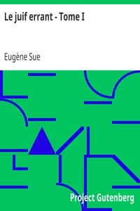 Le juif errant - Tome I book cover