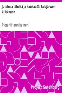 Jutelmia läheltä ja kaukaa II: Salojärwen kukkanen