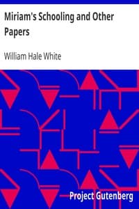 Miriam's Schooling and Other Papers book cover