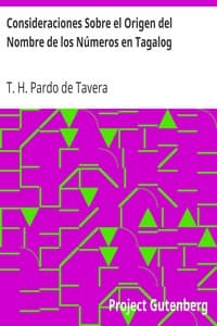 Consideraciones Sobre el Origen del Nombre de los Números en Tagalog book cover