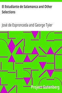 El Estudiante de Salamanca and Other Selections book cover