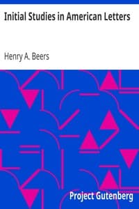 Initial Studies in American Letters