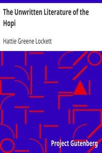 The Unwritten Literature of the Hopi book cover