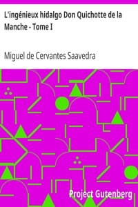 L'ingénieux hidalgo Don Quichotte de la Manche - Tome I