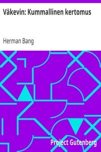 Väkevin: Kummallinen kertomus book cover
