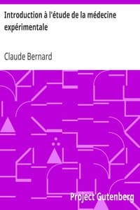 Introduction à l'étude de la médecine expérimentale