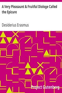A Very Pleasaunt & Fruitful Diologe Called the Epicure book cover