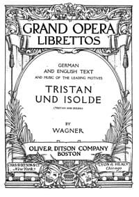 Tristan and Isolda: Opera in Three Acts book cover