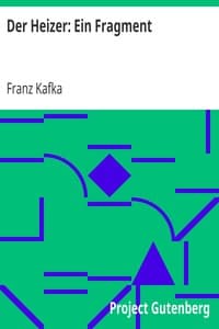 Der Heizer: Ein Fragment book cover