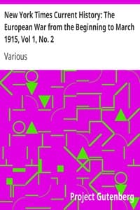 New York Times Current History: The European War from the Beginning to March 1915, Vol 1, No. 2
Who Began the War, and Why? book cover