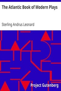 The Atlantic Book of Modern Plays book cover