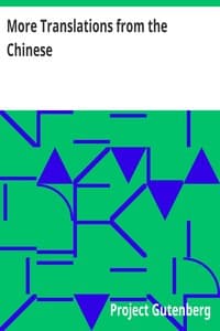 More Translations from the Chinese book cover