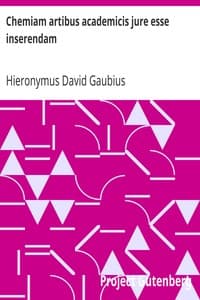 Chemiam artibus academicis jure esse inserendam book cover