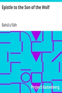 Epistle to the Son of the Wolf book cover