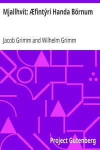 Mjallhvít: Æfintýri Handa Börnum book cover