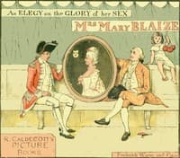 An Elegy on the Glory of Her Sex, Mrs. Mary Blaize book cover