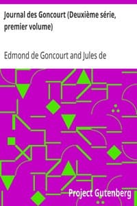 Journal des Goncourt (Deuxième série, premier volume)
Mémoires de la vie littéraire