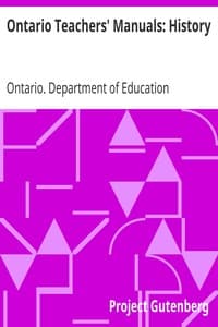 Ontario Teachers' Manuals: History