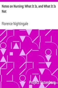 Notes on Nursing: What It Is, and What It Is Not book cover