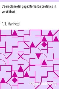 L'aeroplano del papa: Romanzo profetico in versi liberi