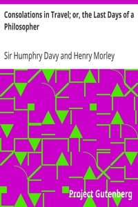 Consolations in Travel; or, the Last Days of a Philosopher book cover