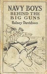 Navy boys behind the big guns