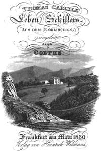 [Einleitung zu:] Thomas Carlyle, Leben Schillers