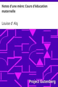 Notes d'une mère: Cours d'éducation maternelle