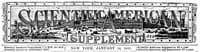 Scientific American Supplement, No. 315,  January 14, 1882 book cover