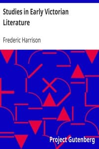 Studies in Early Victorian Literature