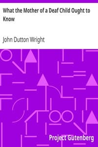 What the Mother of a Deaf Child Ought to Know book cover
