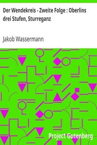 Der Wendekreis - Zweite Folge: Oberlins drei Stufen, Sturreganz book cover