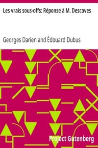 Les vrais sous-offs: Réponse à M. Descaves book cover