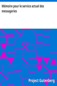 Mémoire pour le service actuel des messageries