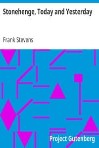 Stonehenge, Today and Yesterday book cover