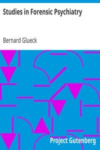 Studies in Forensic Psychiatry book cover