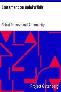 Statement on Bahá'u'lláh