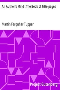 An Author's Mind: The Book of Title-pages