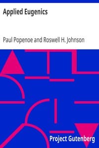 Applied Eugenics book cover
