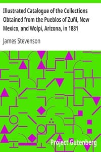 Illustrated Catalogue of the Collections Obtained from the Pueblos of Zuñi, New Mexico, and Wolpi, Arizona, in 1881
Third Annual Report of the Bureau of Ethnology to the Secretary of the Smithsonian Institution, 1881-82, Government Printing Office, Washington, 1884, pages 511-594