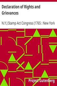 Declaration of Rights and Grievances