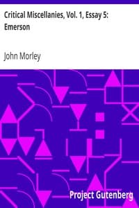 Critical Miscellanies, Vol. 1, Essay 5: Emerson