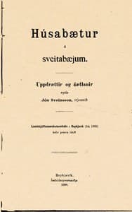 Húsabætur á sveitabæjum: Uppdrættir og áætlanir